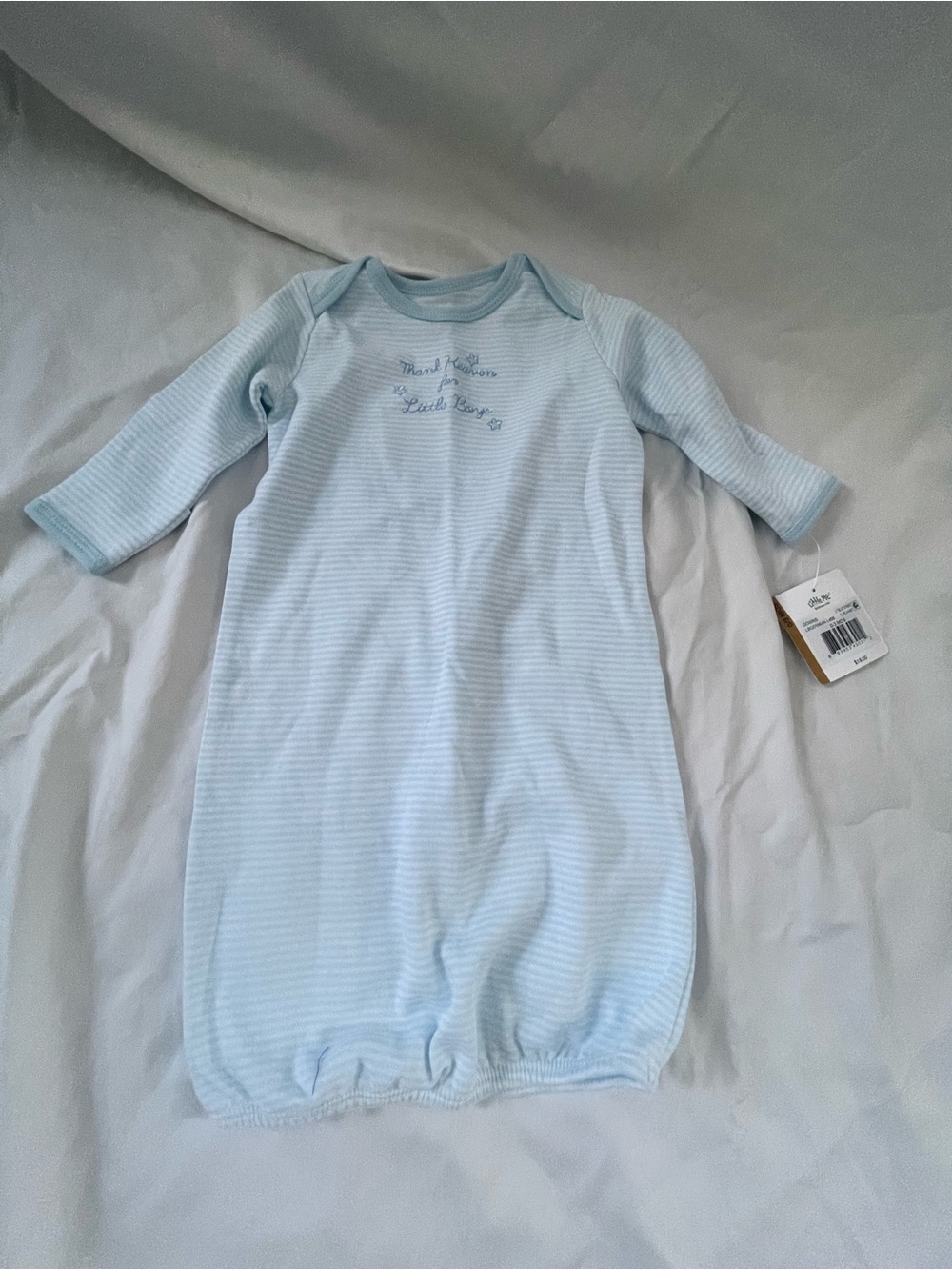 Little Me Light Blue Striped Sleep Sack
